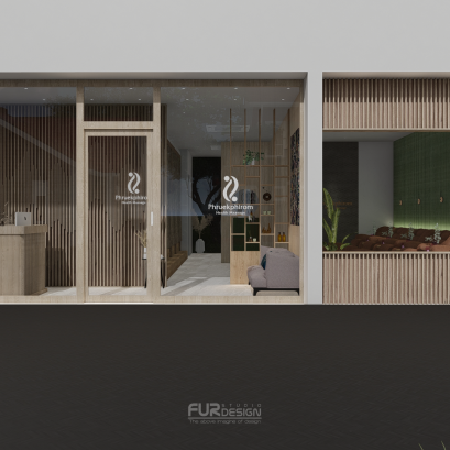 ออกแบบ ผลิต และติดตั้งร้าน : ร้าน Phuekphirom Health Massage : Lotus บางกะดี่